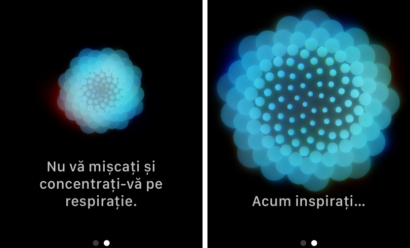 Exerciții de respirație cu Apple Watch